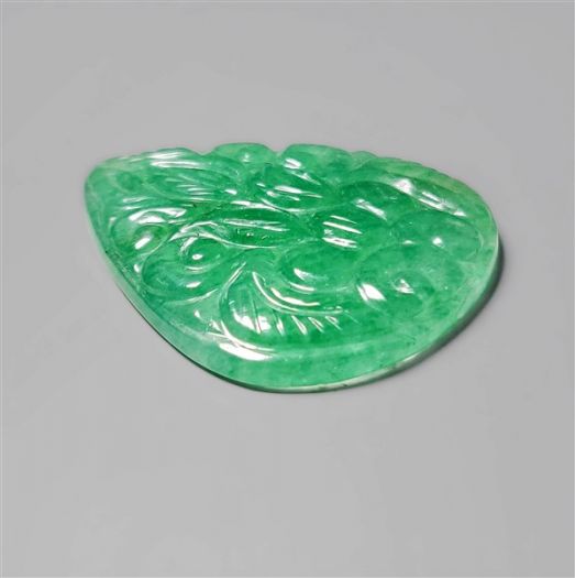 Green Tanzurine Mughal Carving-N7116