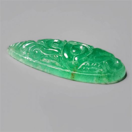 Green Tanzurine Mughal Carving-N7118