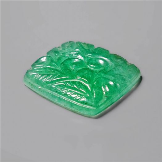 Green Tanzurine Mughal Carving-N7119