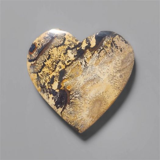 Sagebrush Jasper Heart Carving-N7238