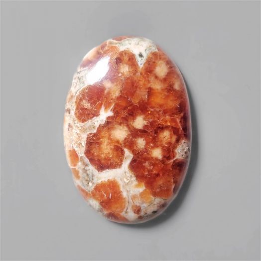 Garnet In Limestone