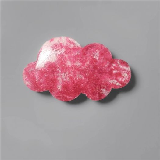 Pink Thulite Cloud Carving-N7391