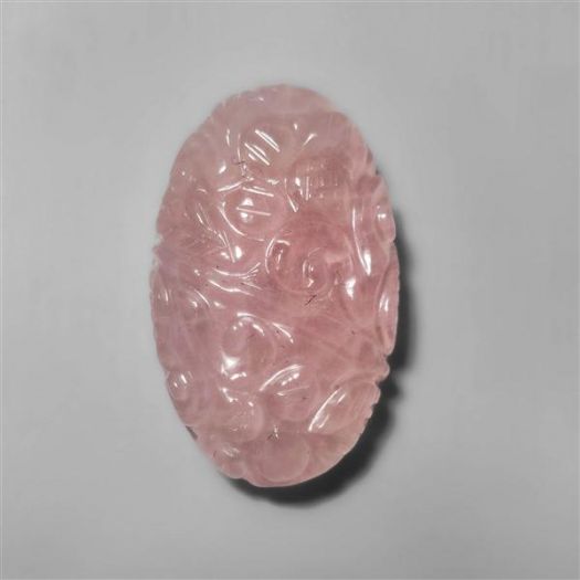 rose quartz mughal carving-n8432